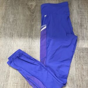 Fabletics Purple High-Waisted Leggings for Active Lifestyle